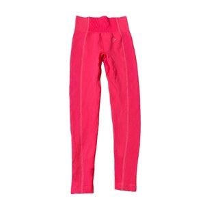 Gymshark Ultra Seamless Leggings Neon Pink size Small High-rise Athleisure Yoga